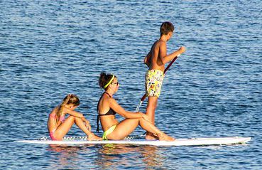 Stand Up Familien paddling